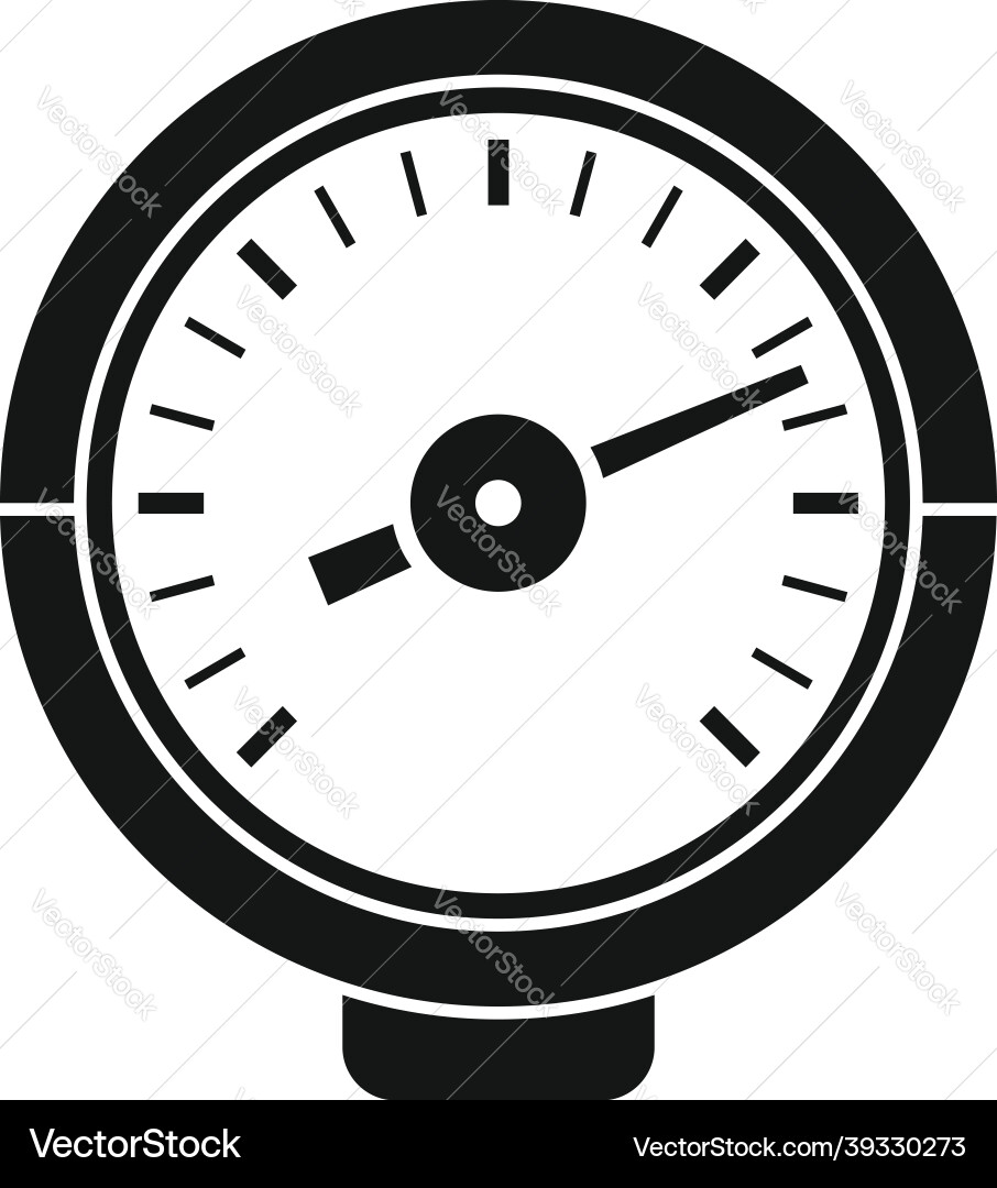 Air manometer icon simple gas pressure Air manometer icon simple gas pressure vector image