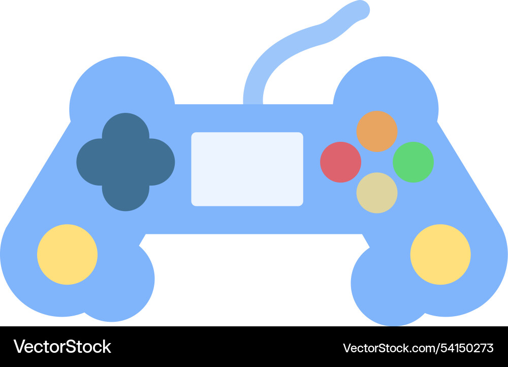 Game controller flat icon design Vector Image