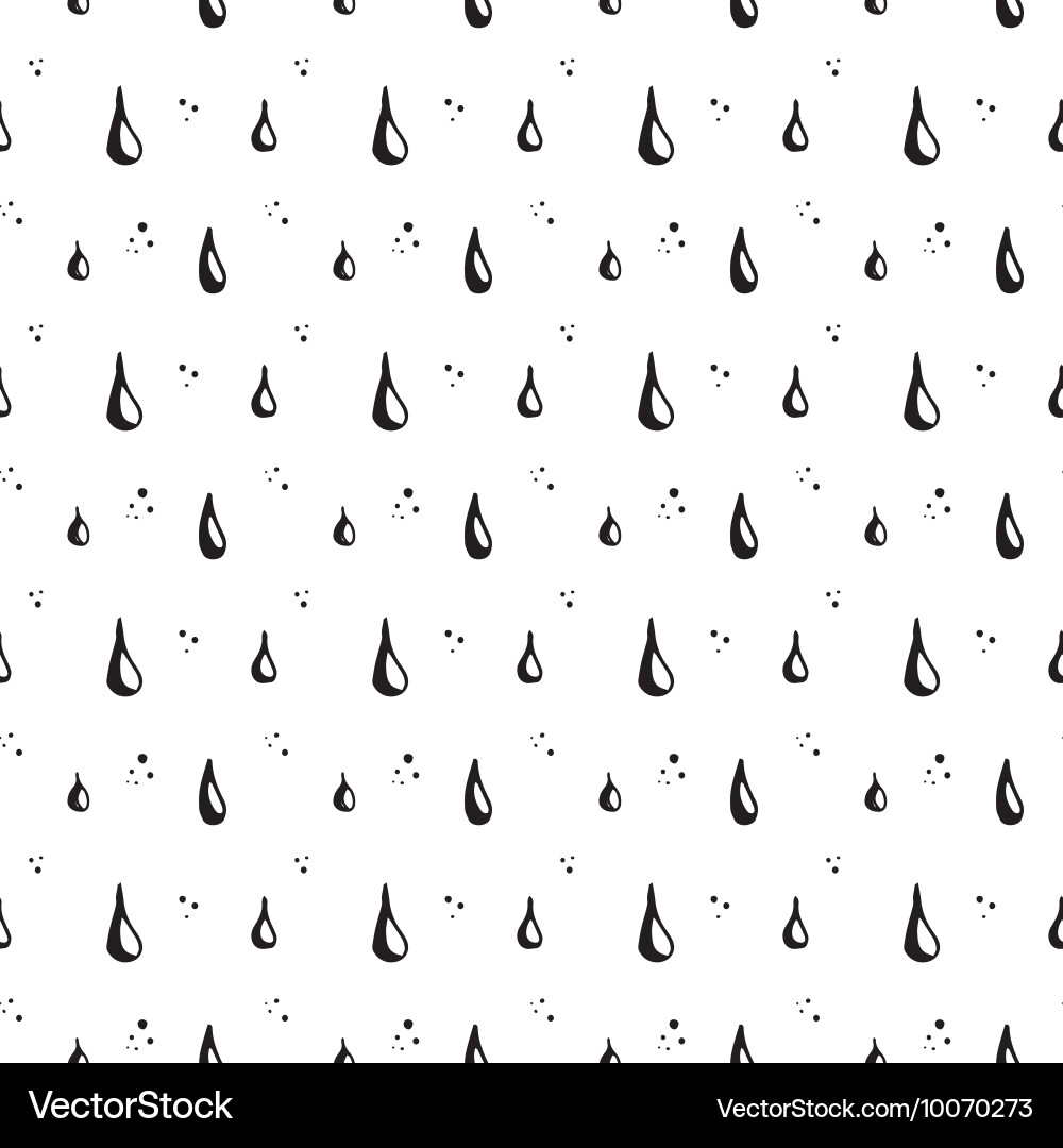Raindrop Pattern - Seamless Texture vector image