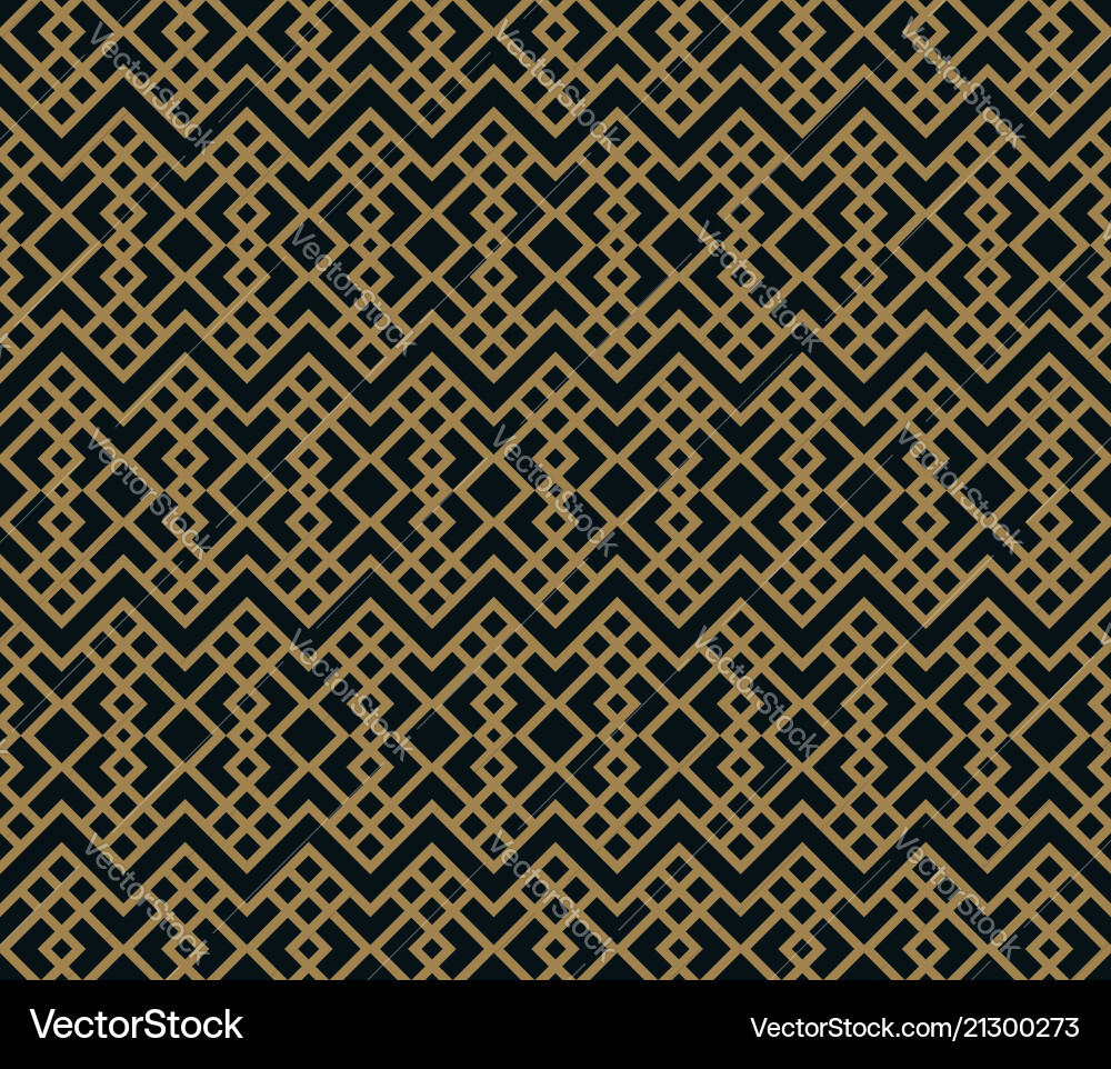Seamless pattern with line ornament abstract vector image