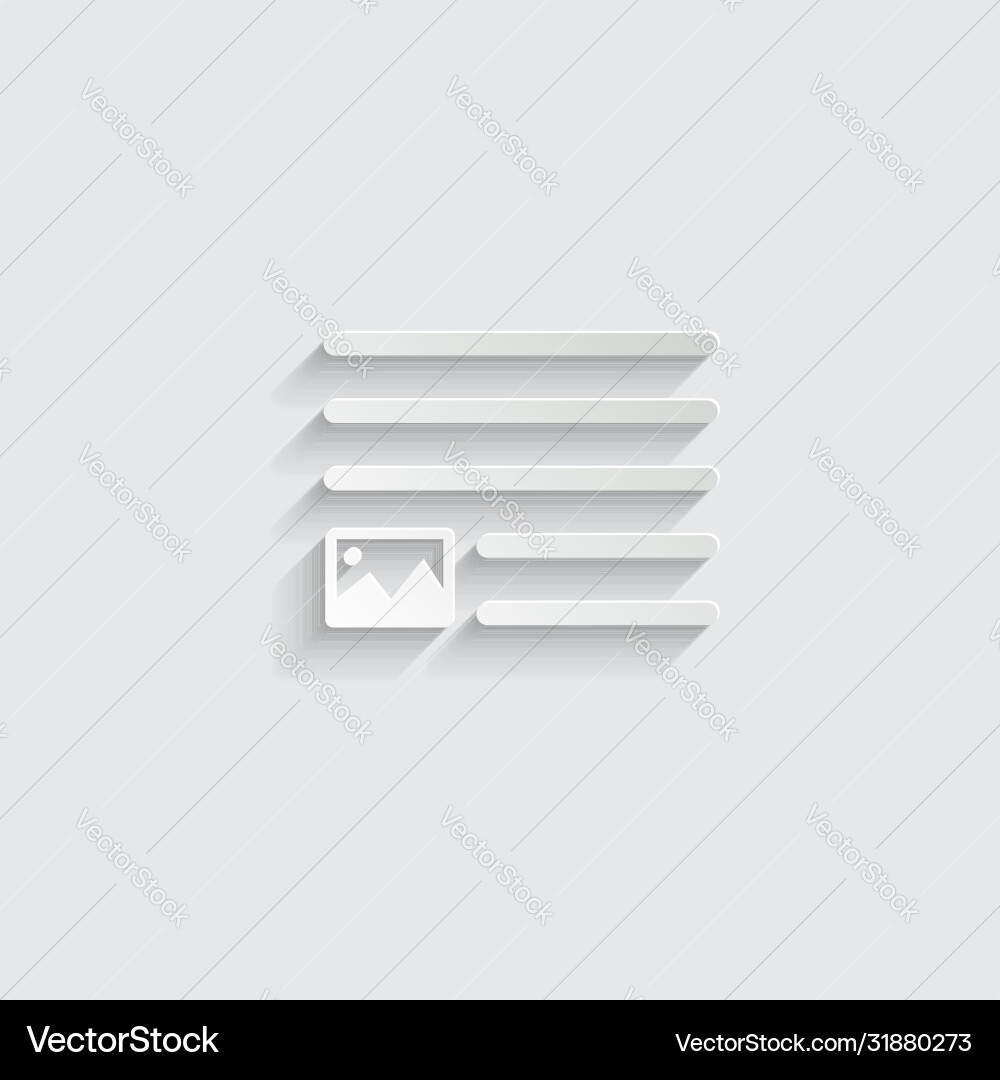 Text positions icon edit alignment-page Text positions icon edit alignment-page vector image