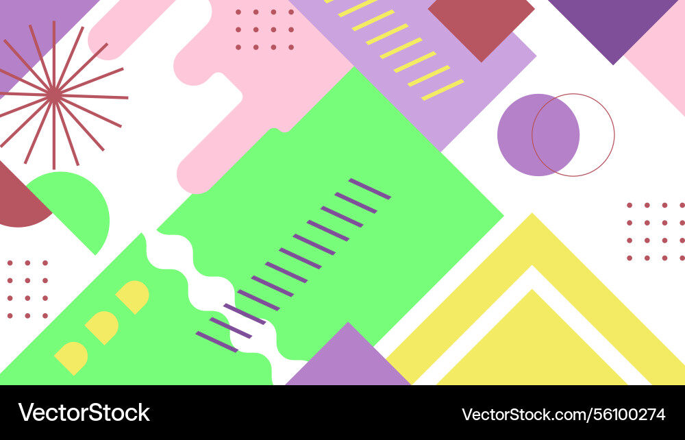 Abstract geometric pattern background Vector Image