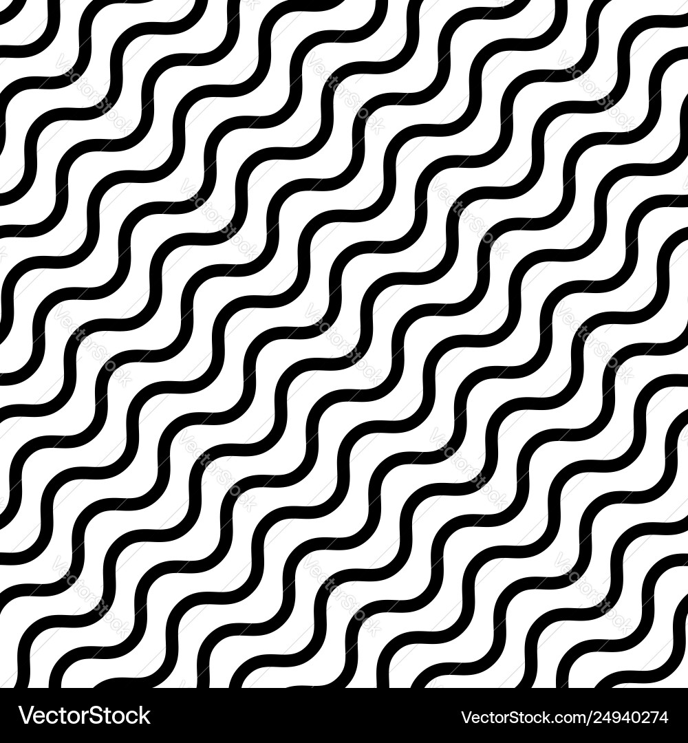 Abstract Wavy Lines Pattern Vector Image