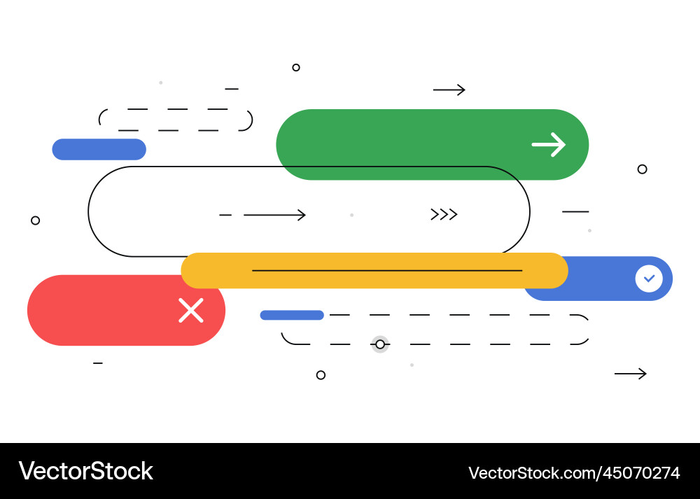 Abstract way forward Abstract way forward vector image