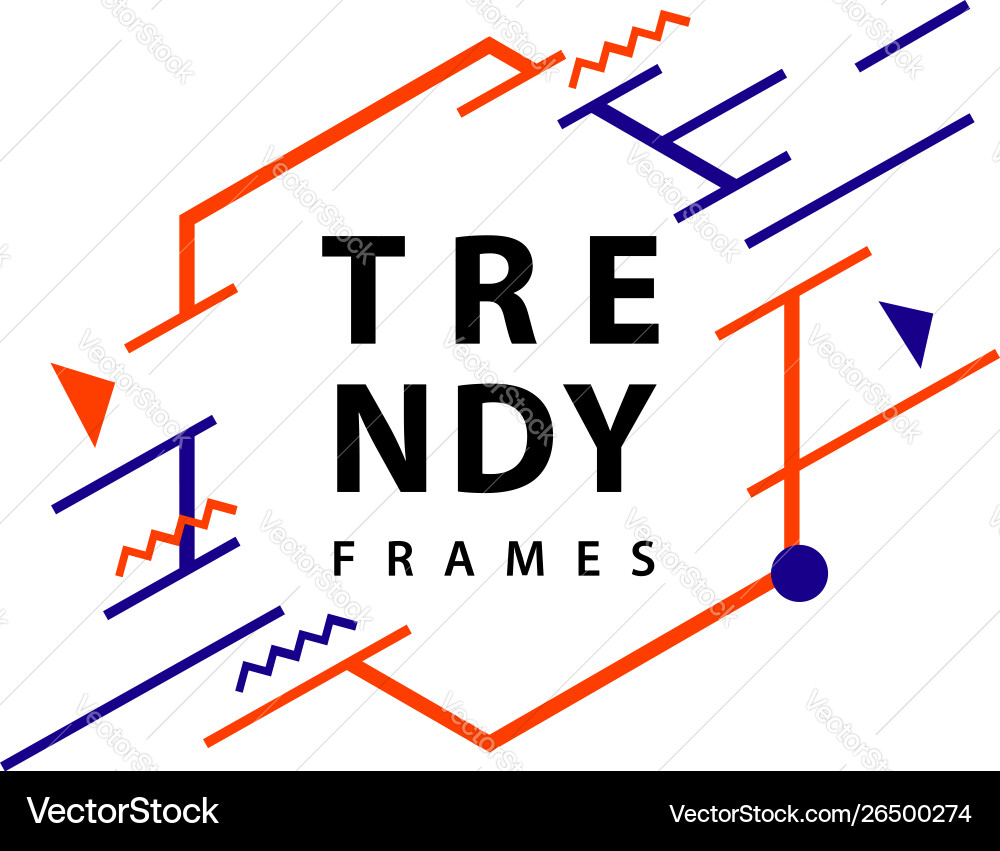 Hexagonal frames with geometric lines borders Hexagonal frames with geometric lines borders Vector Image
