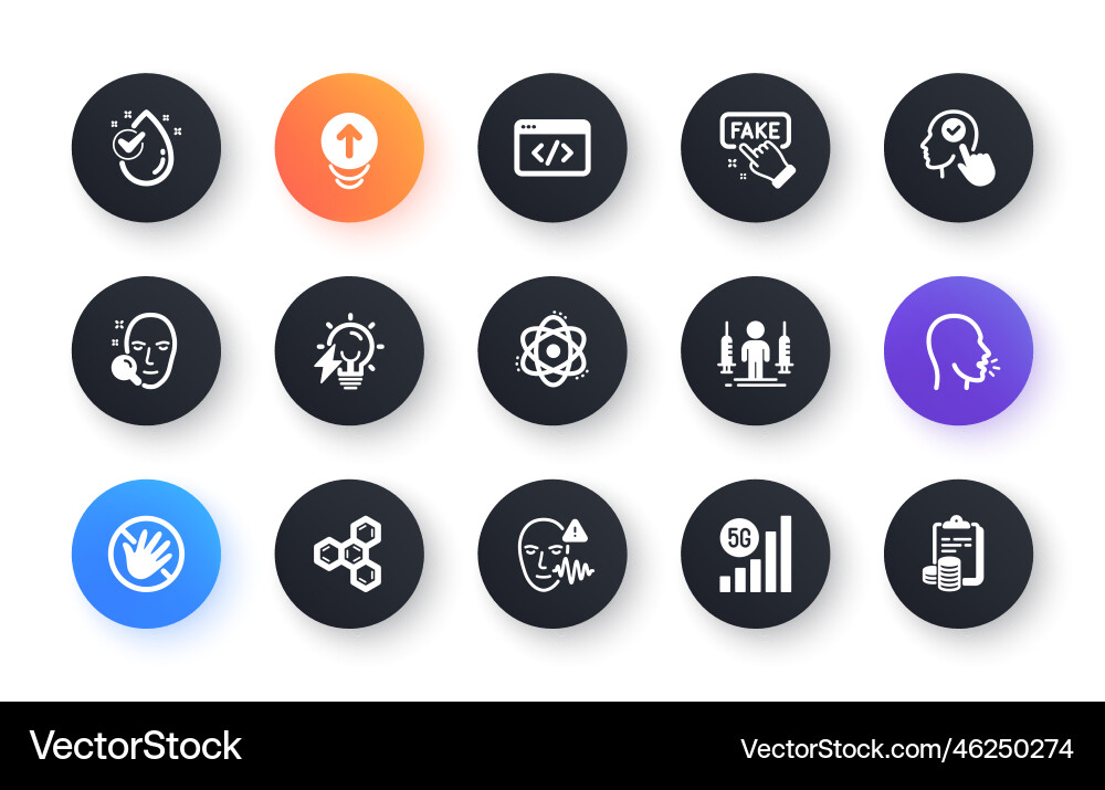 Minimal set of select user face search Minimal set of select user face search vector image