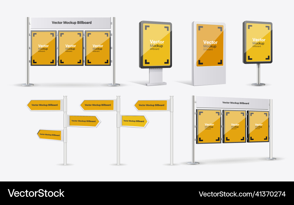 Mock up for design Vector Image