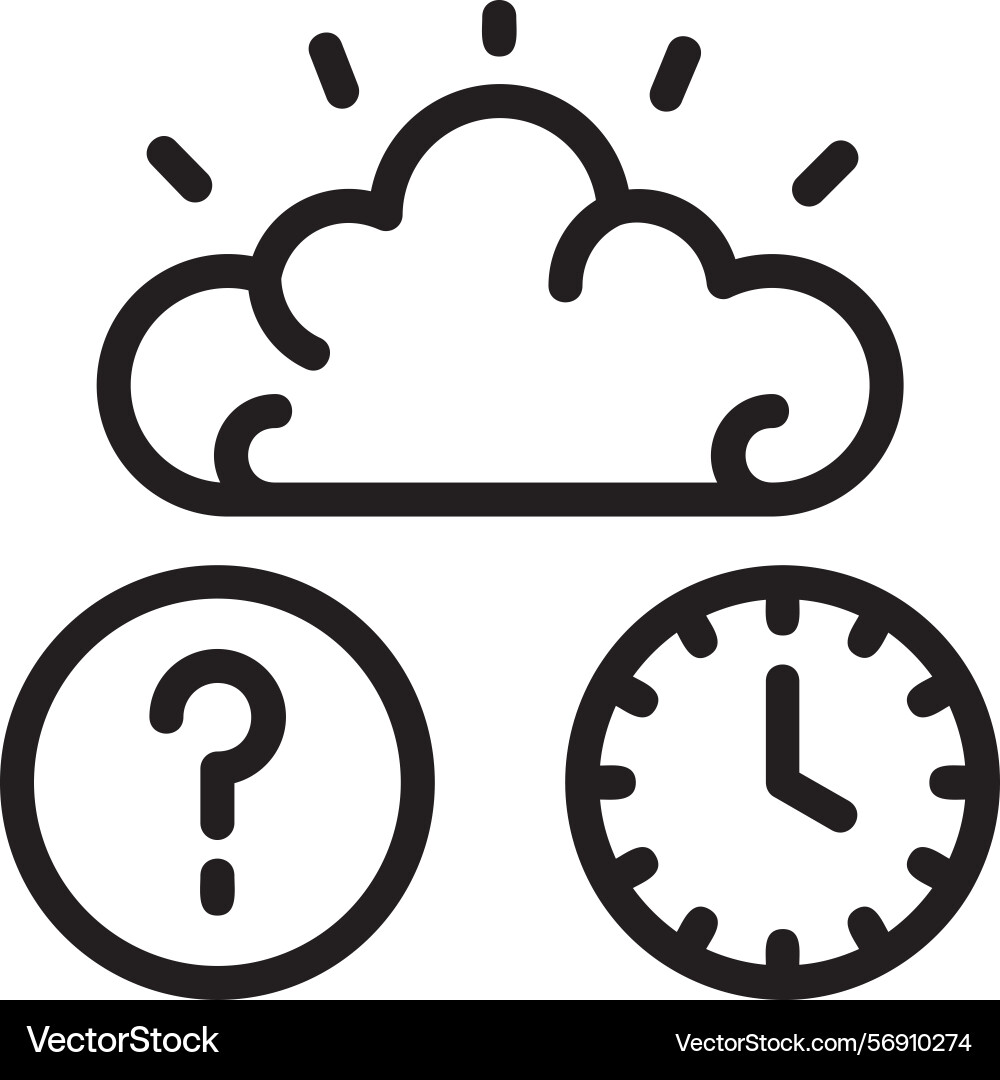 Quiz flex iq linear style icon design Vector Image