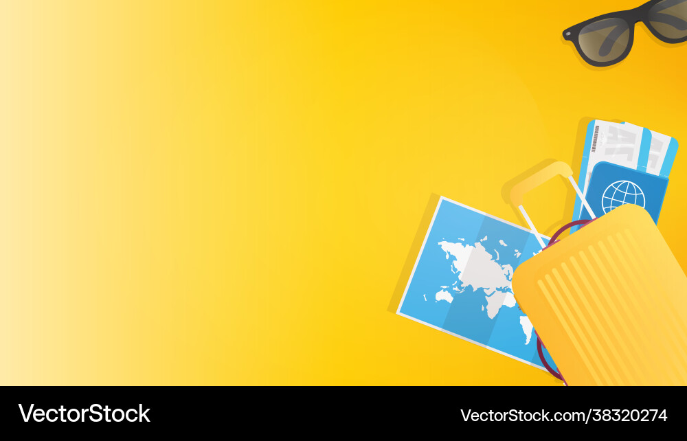 Yellow background with place for text Yellow background with place for text vector image