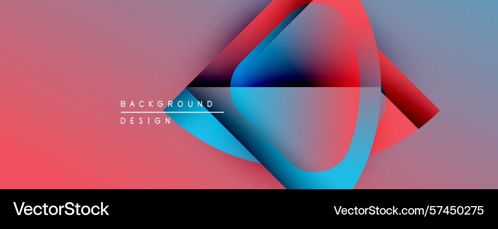 Abstract geometric shapes overlap creating Abstract geometric shapes overlap creating Vector Image