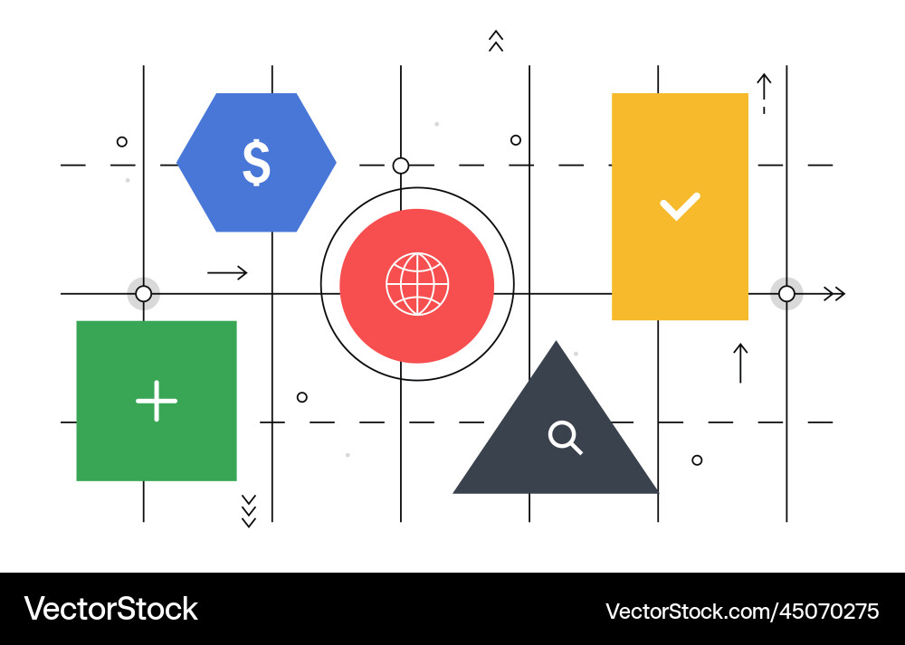 Abstract web network Abstract web network vector image