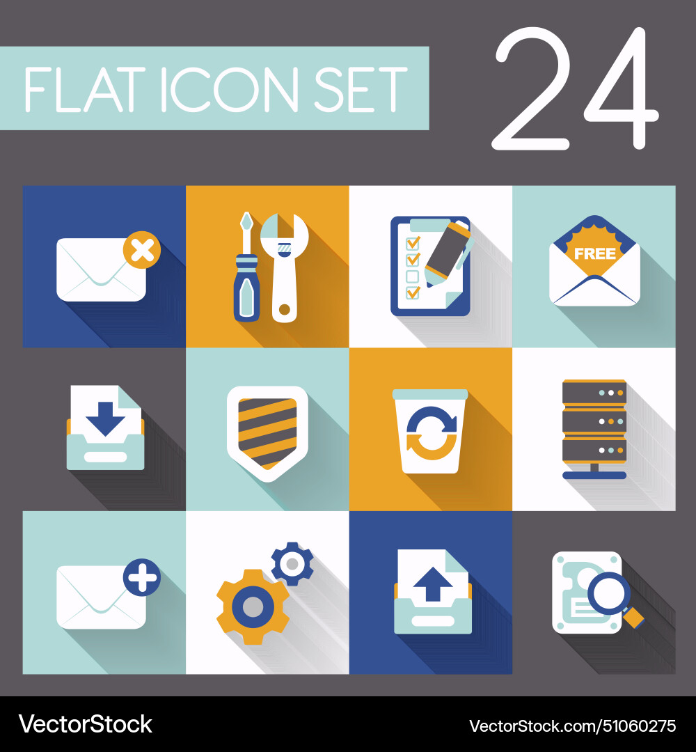 Internet and web icon set Internet and web icon set vector image