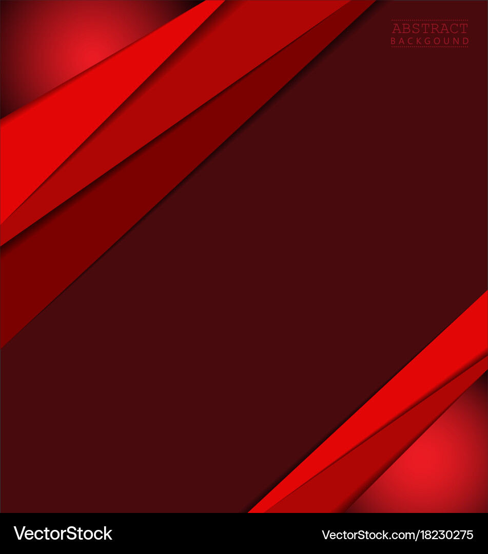 Layered Red and Gray Abstract Hintergrund vektorbild