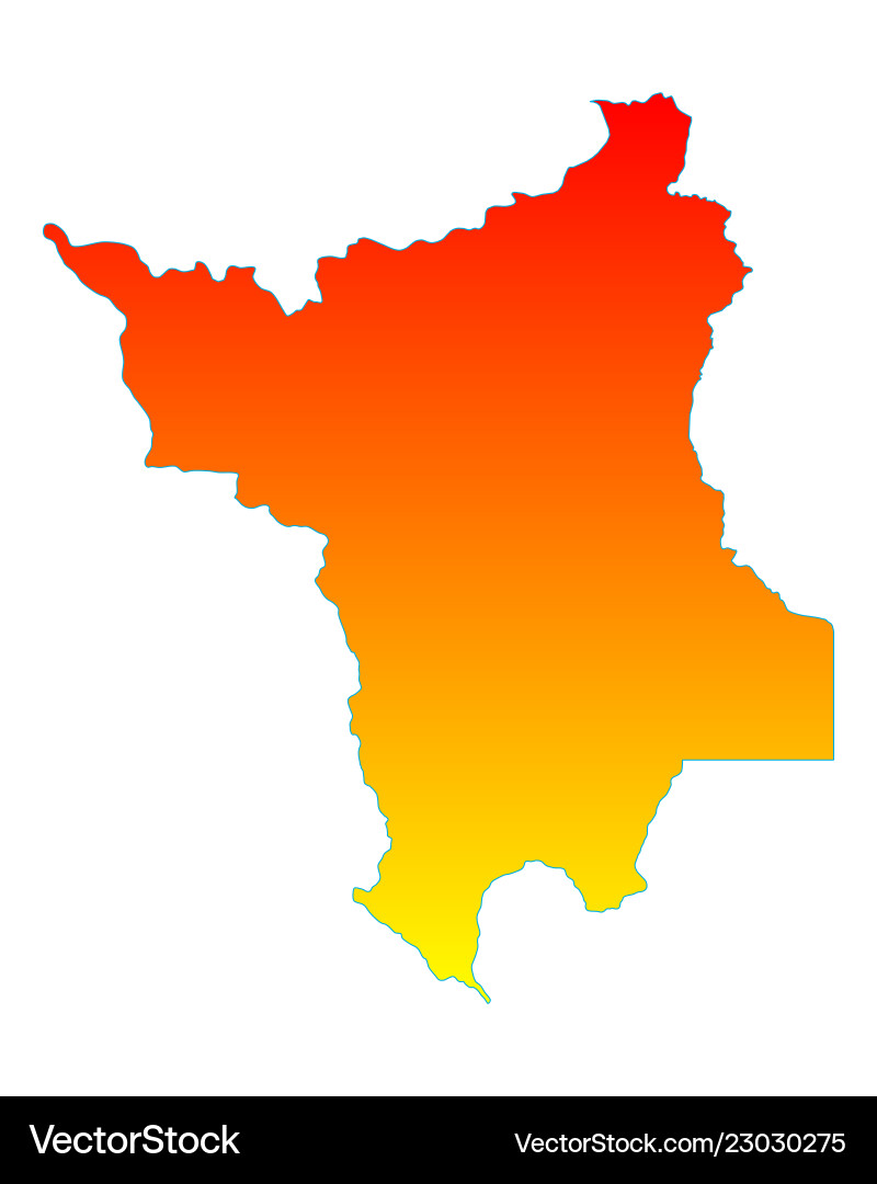 Map of roraima vector image