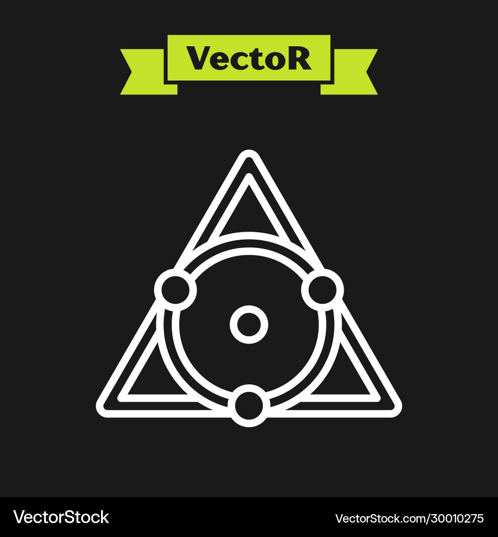 White line chalkboard with function mathematical Vector Image