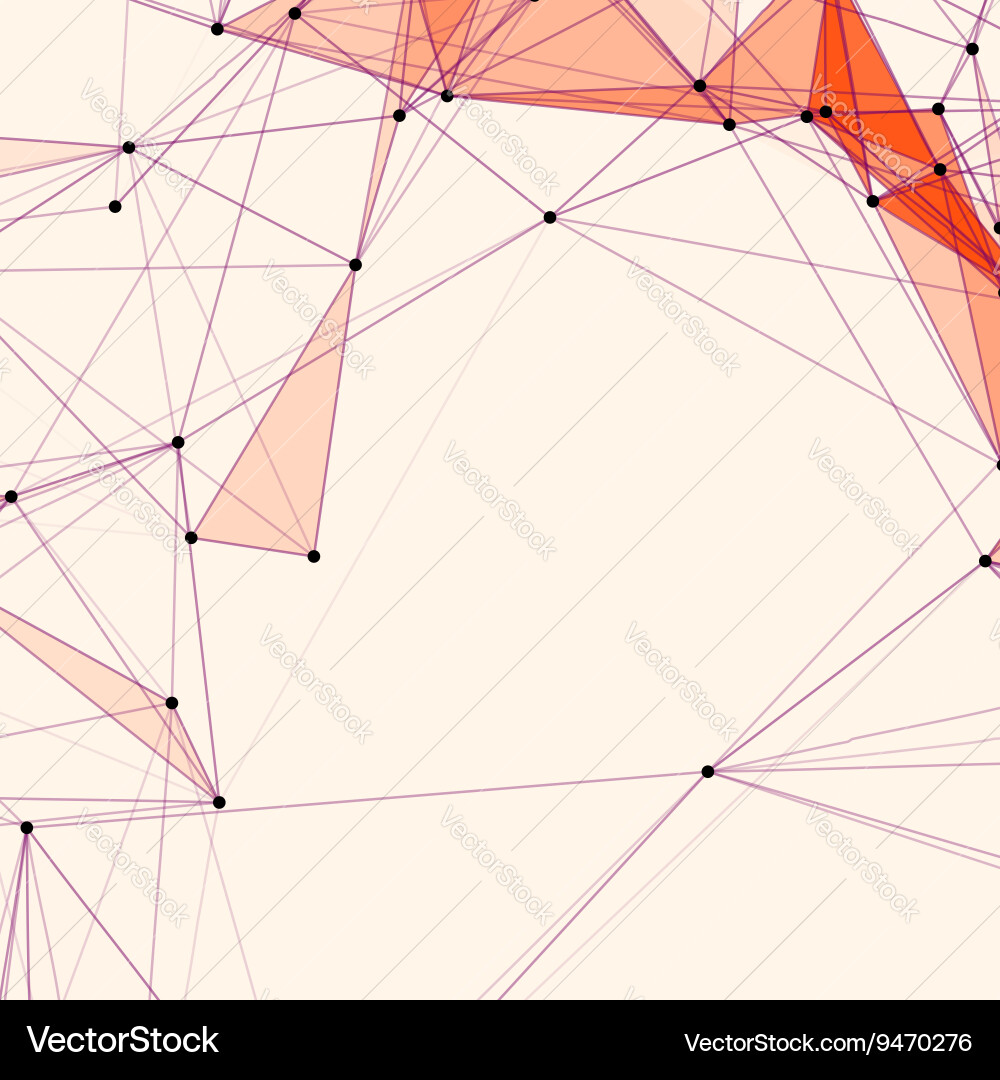 Abstract background with dotted grid vector image