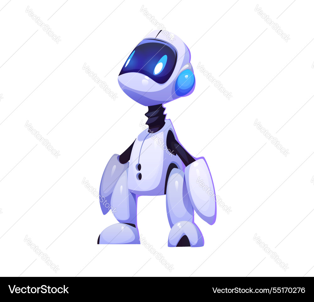 Futuristic monkey robot character animal mascot Futuristic monkey robot character animal mascot vector image