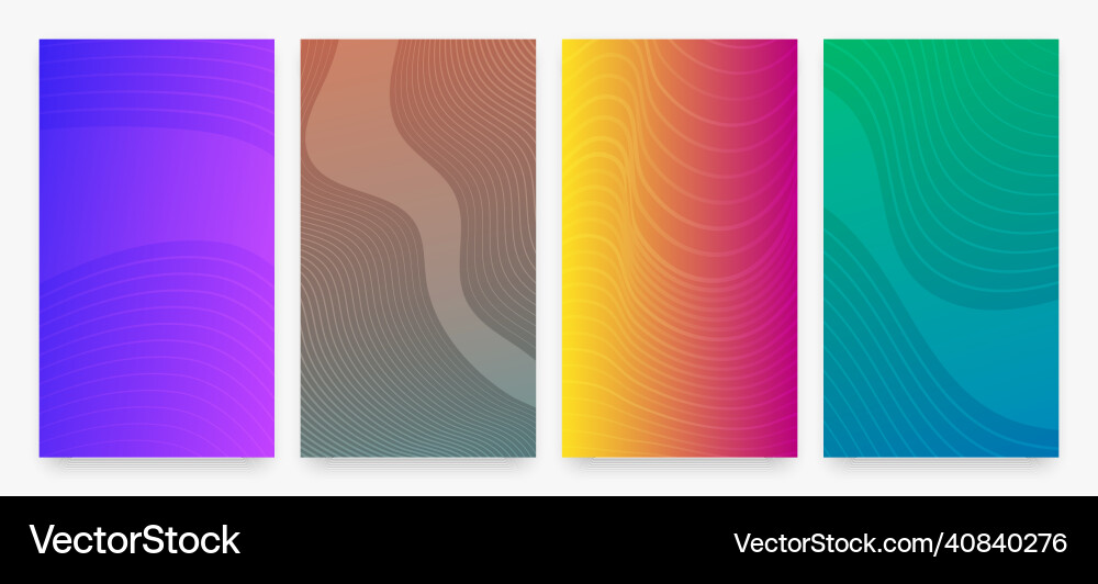Modern colorful gradient background with wave Modern colorful gradient background with wave vector image