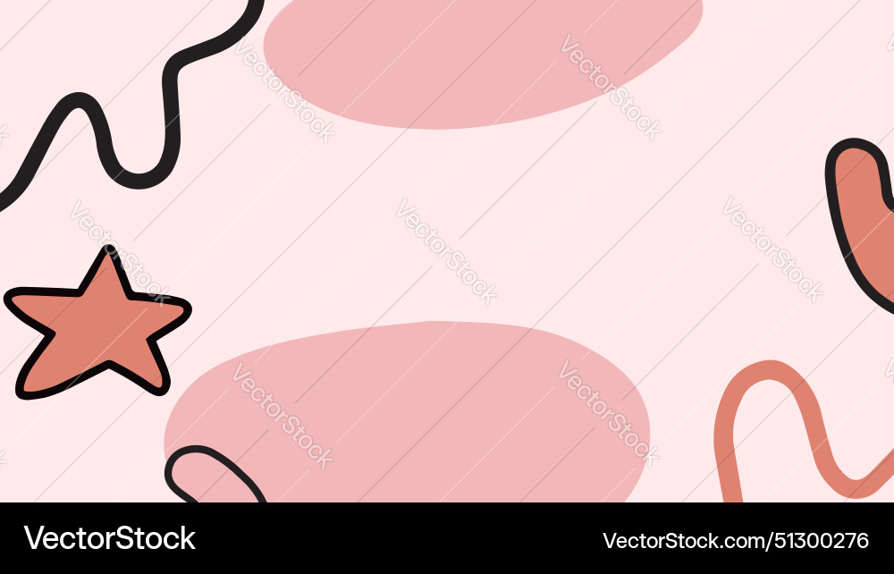 Seamless pattern background with abstract shapes Vector Image
