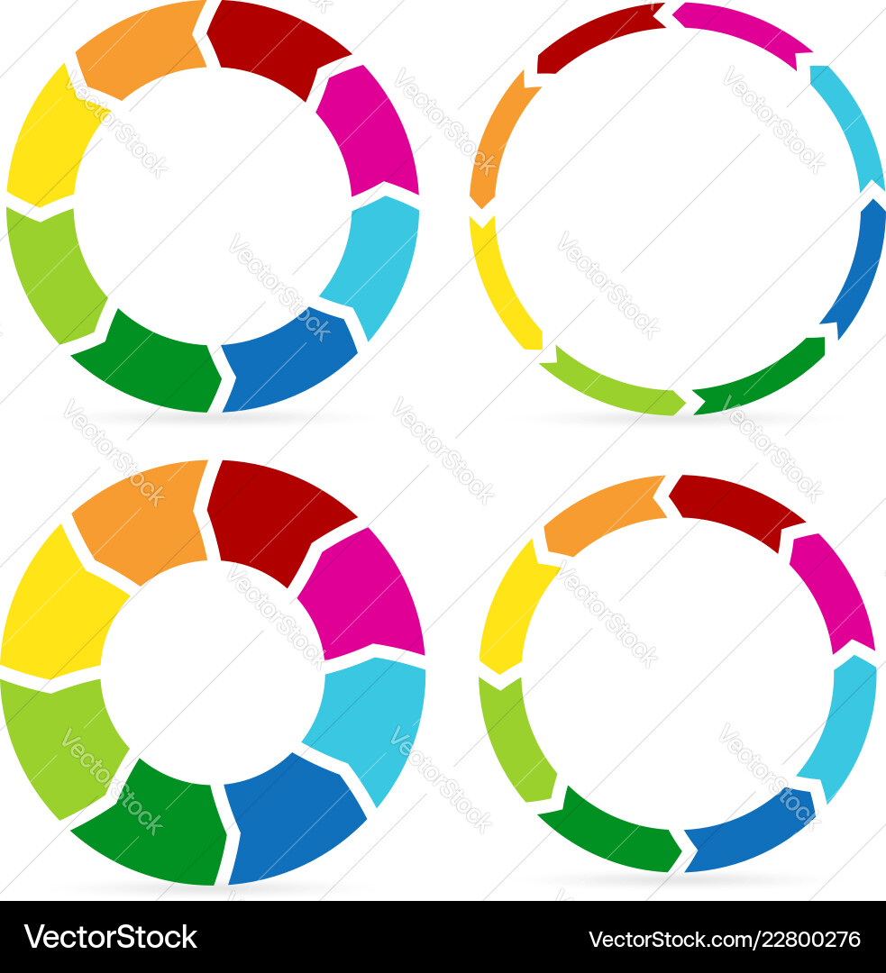Stylish circular arrow graphics Stylish circular arrow graphics vector image