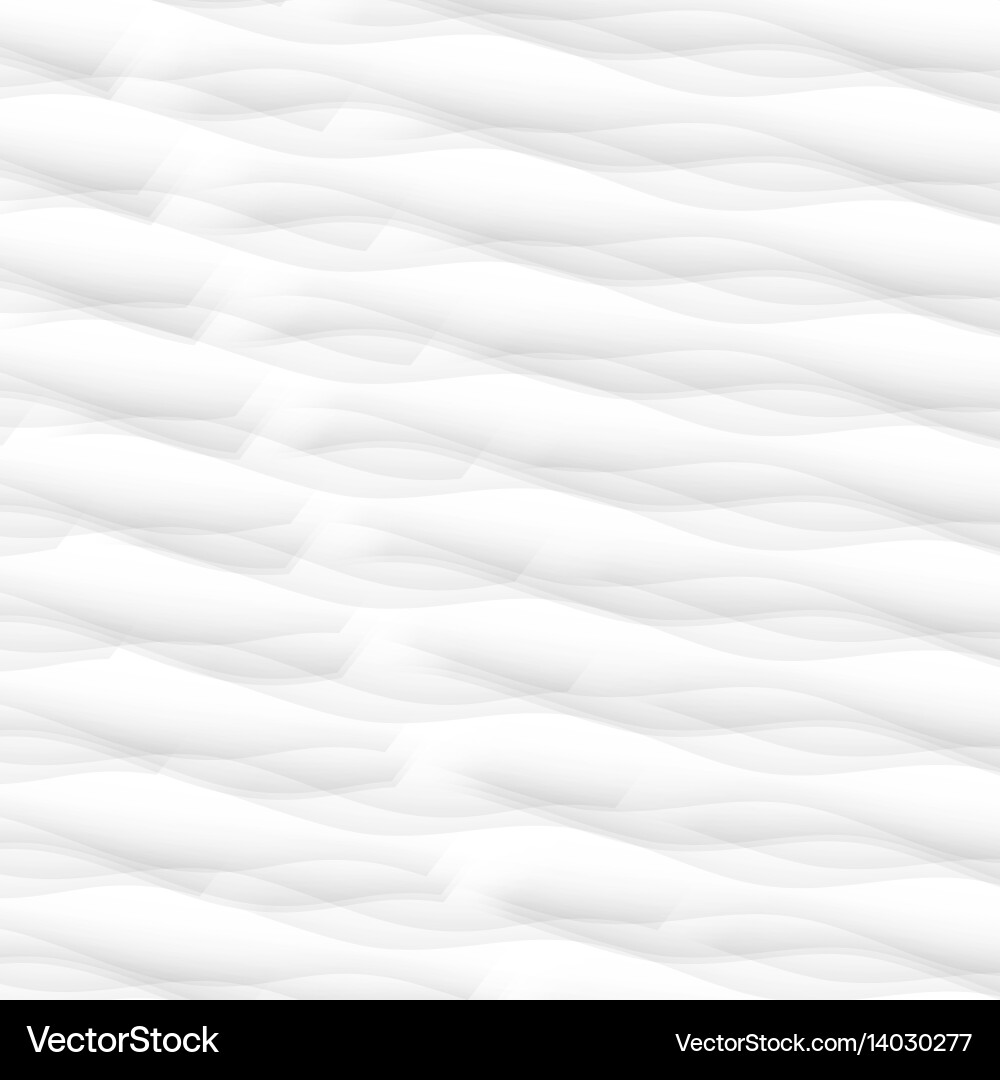 Abstract pattern seamless white texture wave vector image