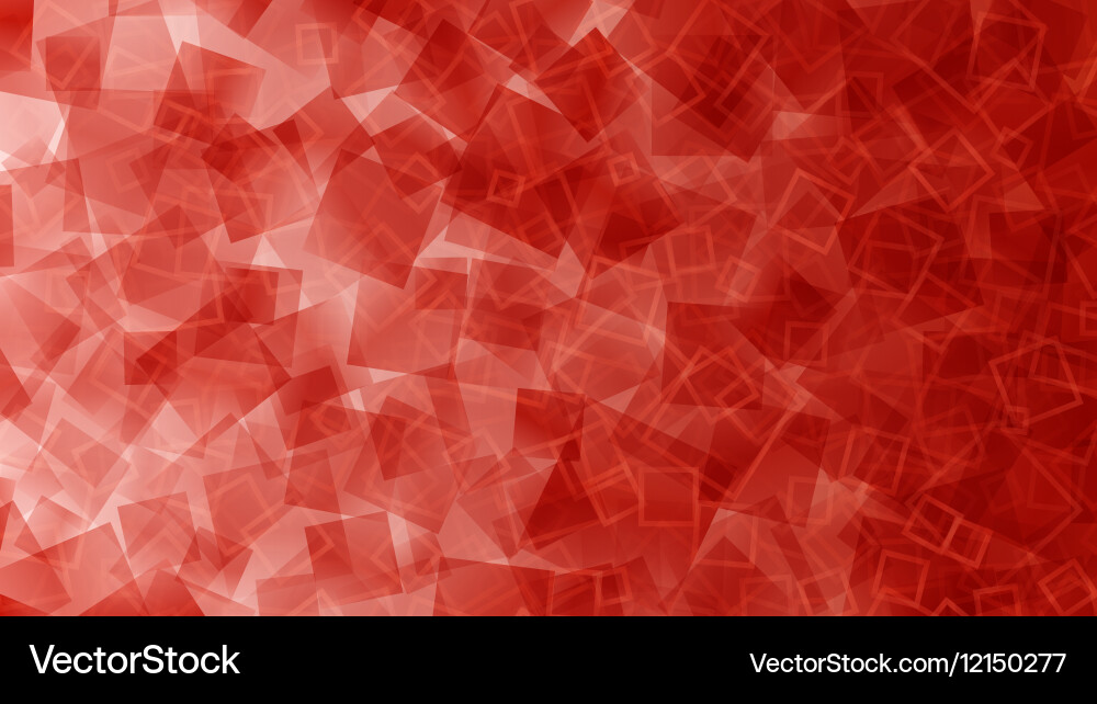 Red Square Abstract Background vector image