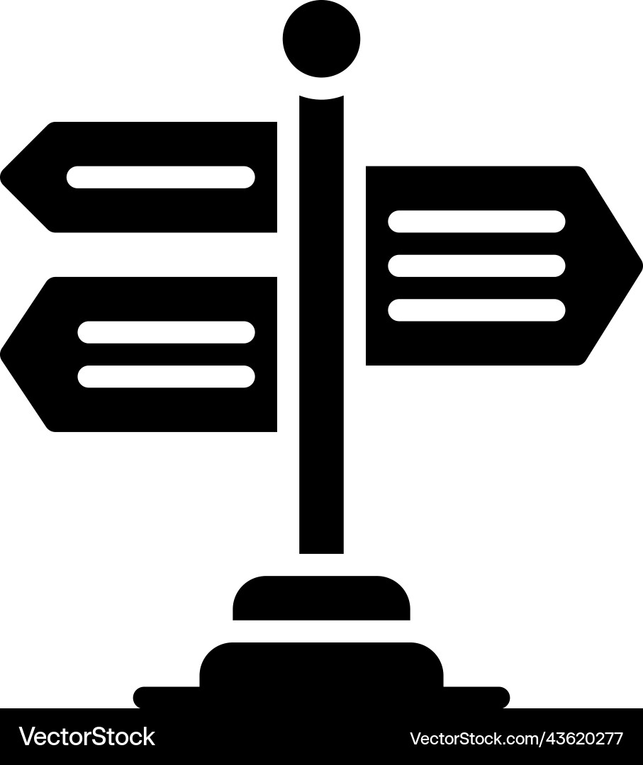 Signboard icon location map and navigation Vector Image
