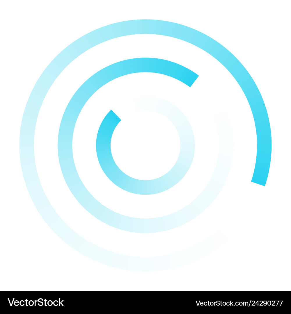 Sonar search icon isolated loading system Sonar search icon isolated loading system vector image