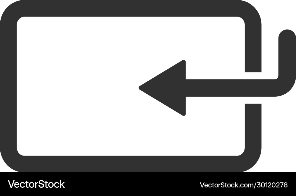 Arrow login enter icon for web mobile application Arrow login enter icon for web mobile application Vector Image