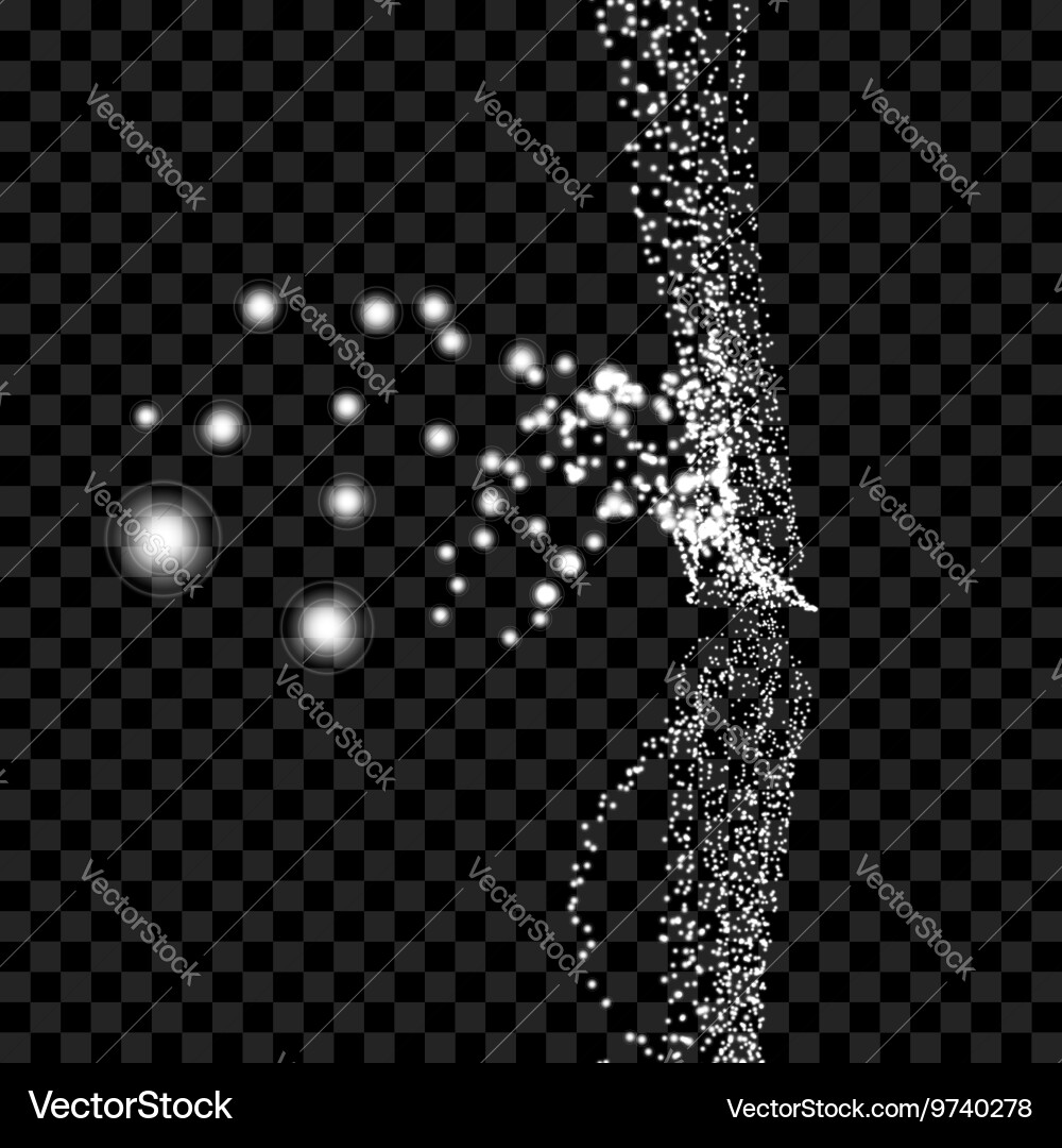 Point flow design template abstract vector image