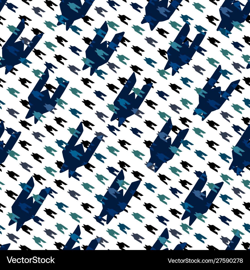 Seamless abstract pattern art texture with hand Seamless abstract pattern art texture with hand vector image