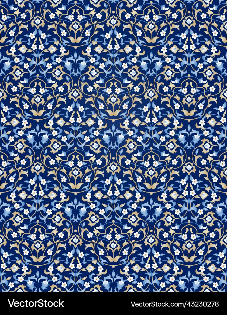 Seamless pattern element in eastern style Vector Image