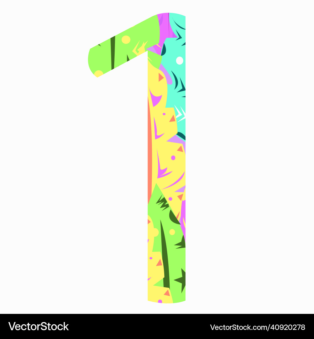 Stylized figure one with an abstract pattern Stylized figure one with an abstract pattern vector image