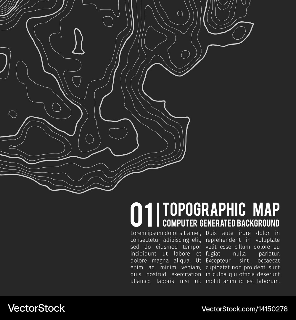 Topographic map background with space for copy Topographic map background with space for copy vector image