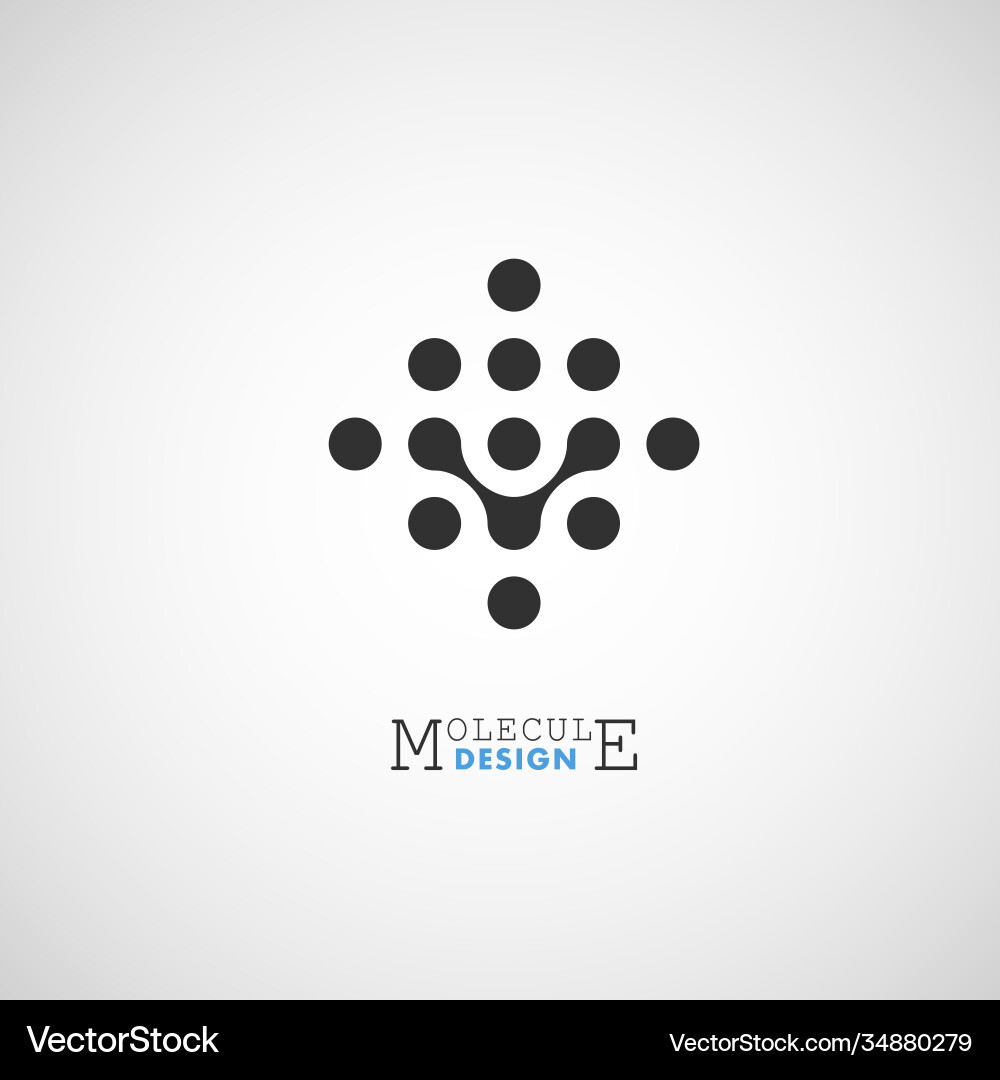 Abstract icon with circle connect for web Abstract icon with circle connect for web vector image