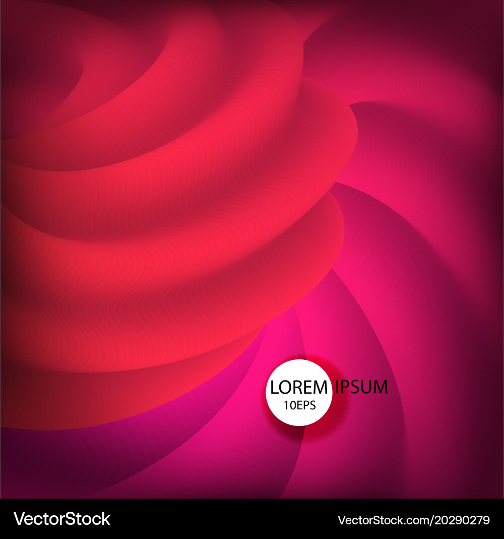 Abstract modern background curved dynamic forms vector image