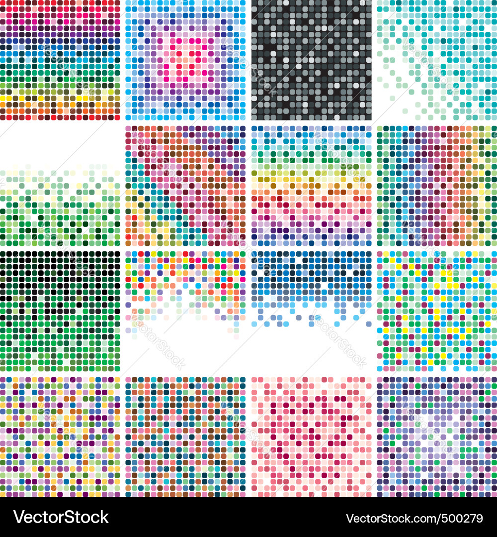Abstract Tile Patterns vector image