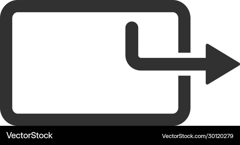 Exit icon logout and output outlet out symbol Exit icon logout and output outlet out symbol vector image