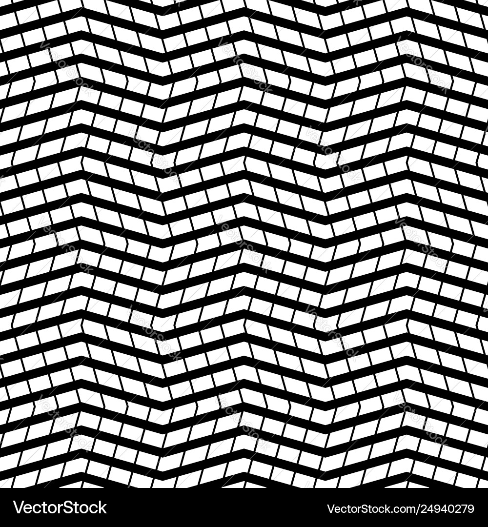 Geometrical pattern with distorted grid mesh Geometrical pattern with distorted grid mesh vector image