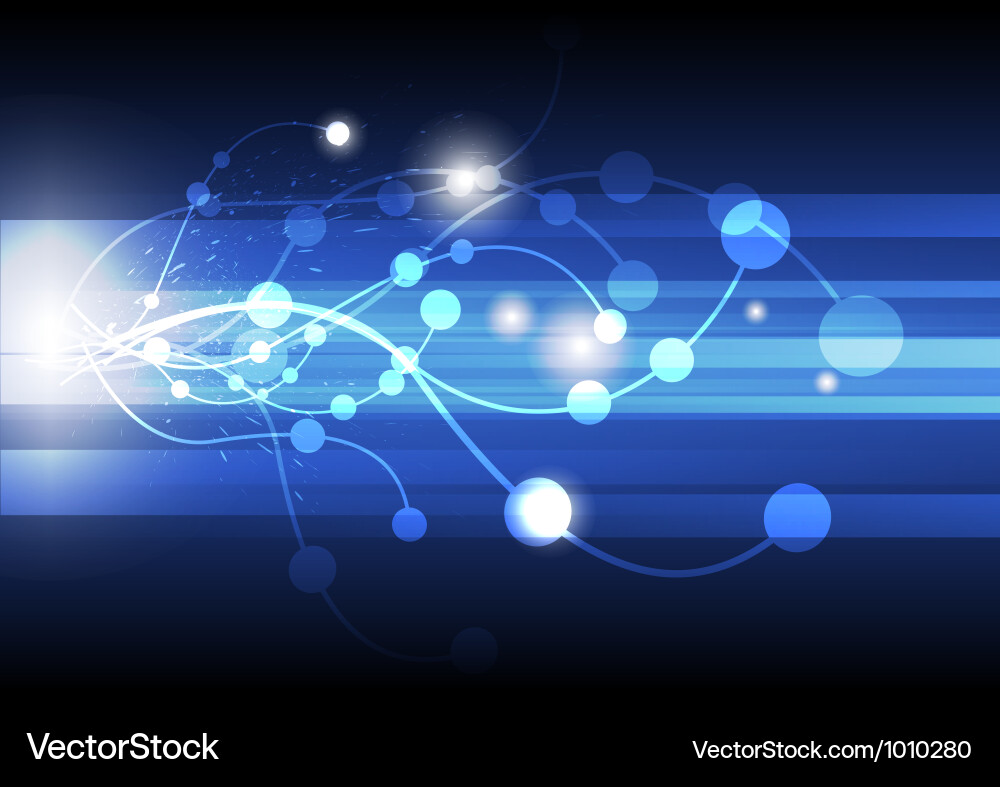 Abstract Line Technology Background vector image