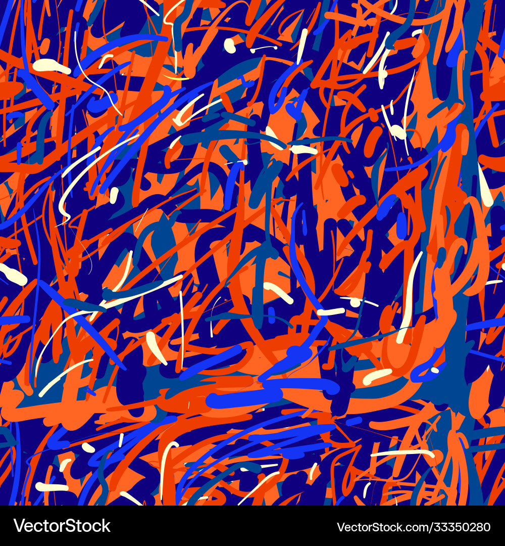 Abstract Splatter Paint Pattern vector image