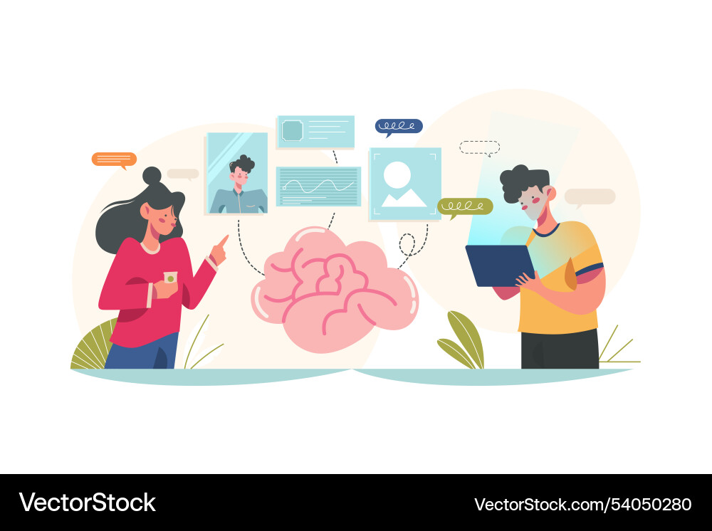 Deep learning Deep learning vector image