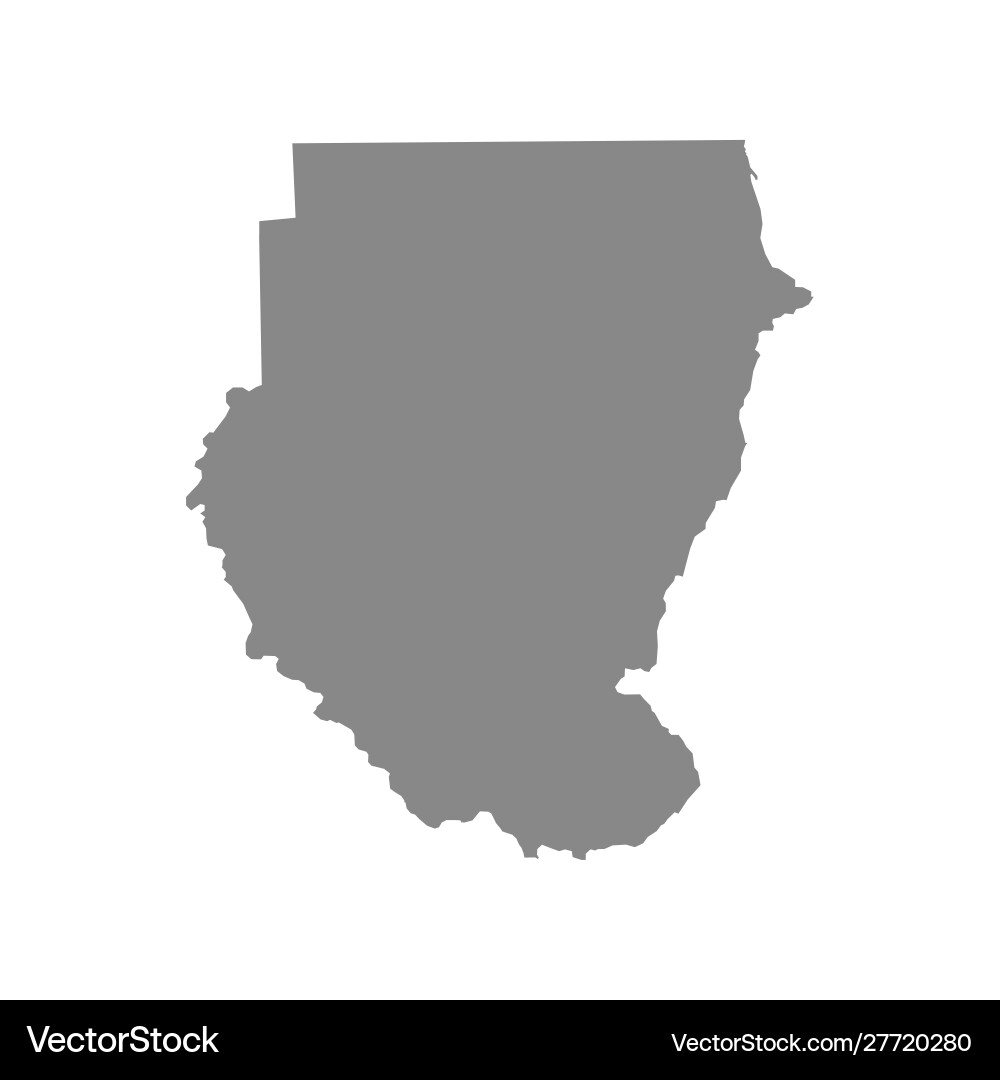 Map-sudan map each city and border has separately Map-sudan map each city and border has separately vector image