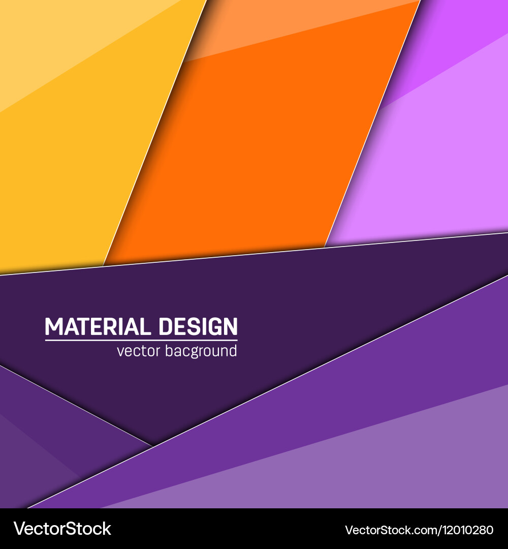Material design background abstract vector image