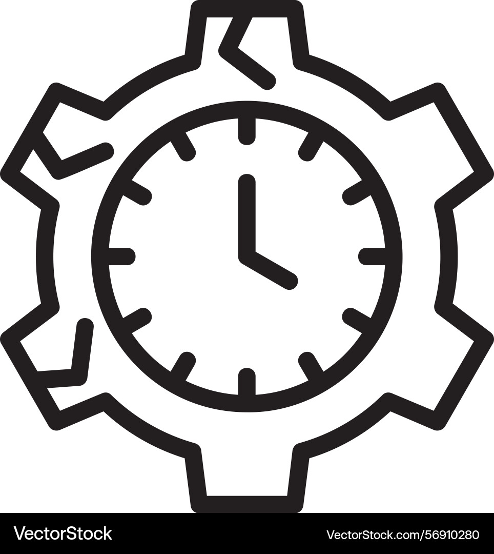 Quick craze linear style icon design vector image