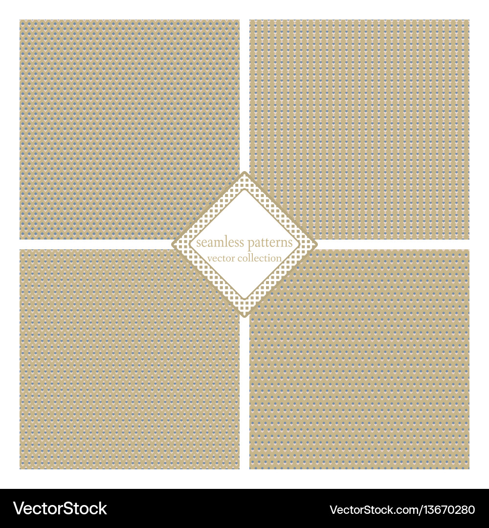 Seamless pattern set Seamless pattern set Vector Image