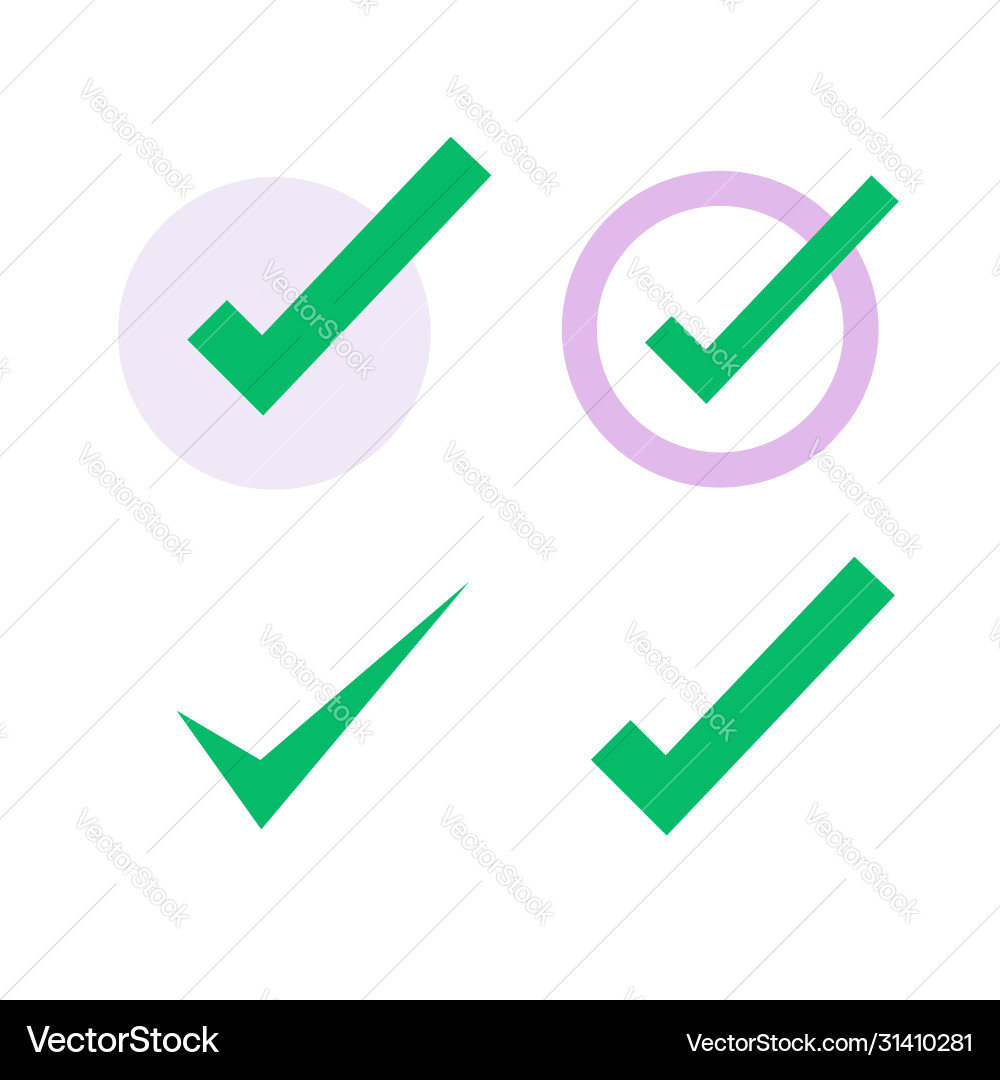 Check mark or tick checkbox icon checkmark vector image