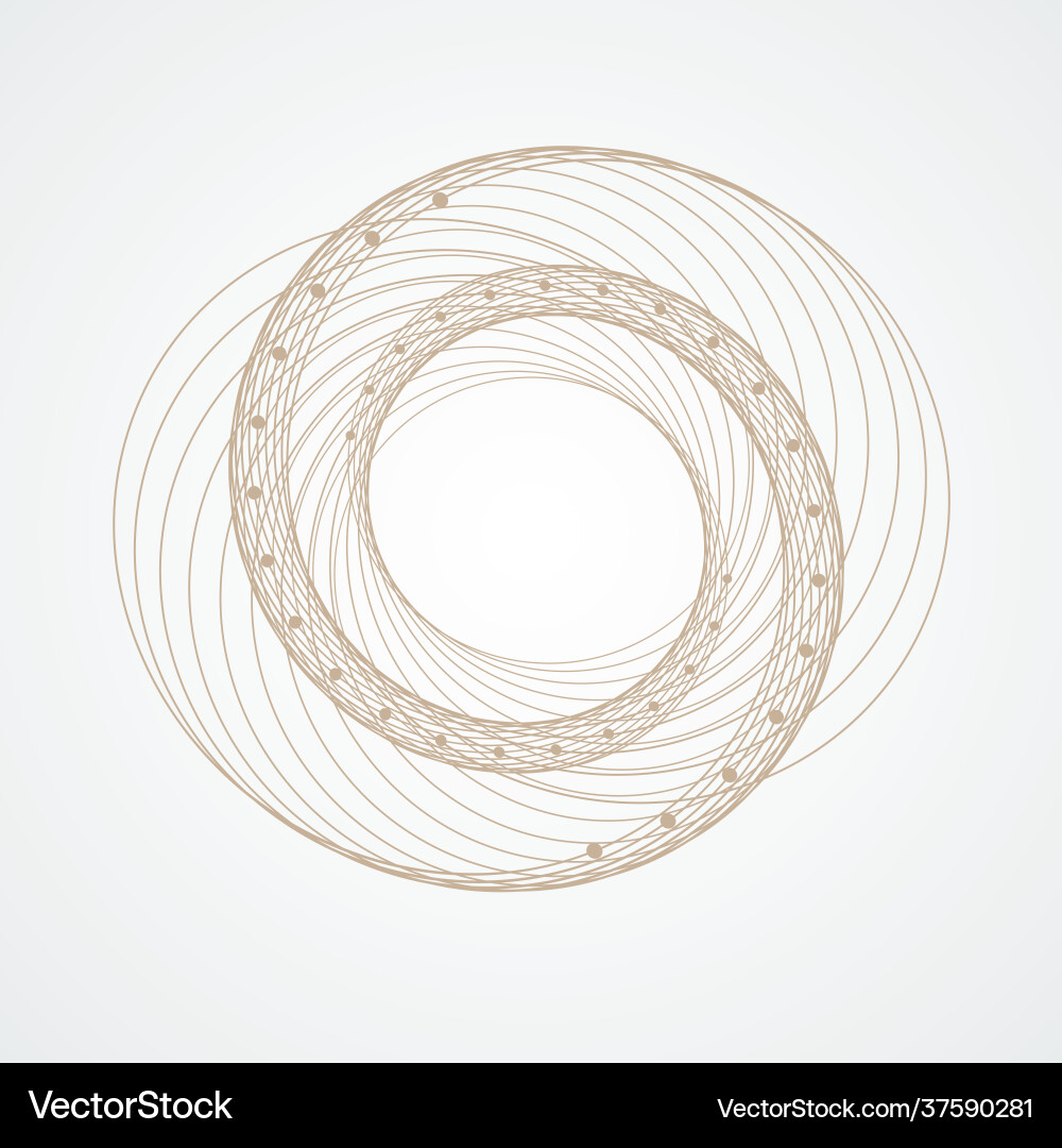 Design template with circle connect abstract Design template with circle connect abstract vector image
