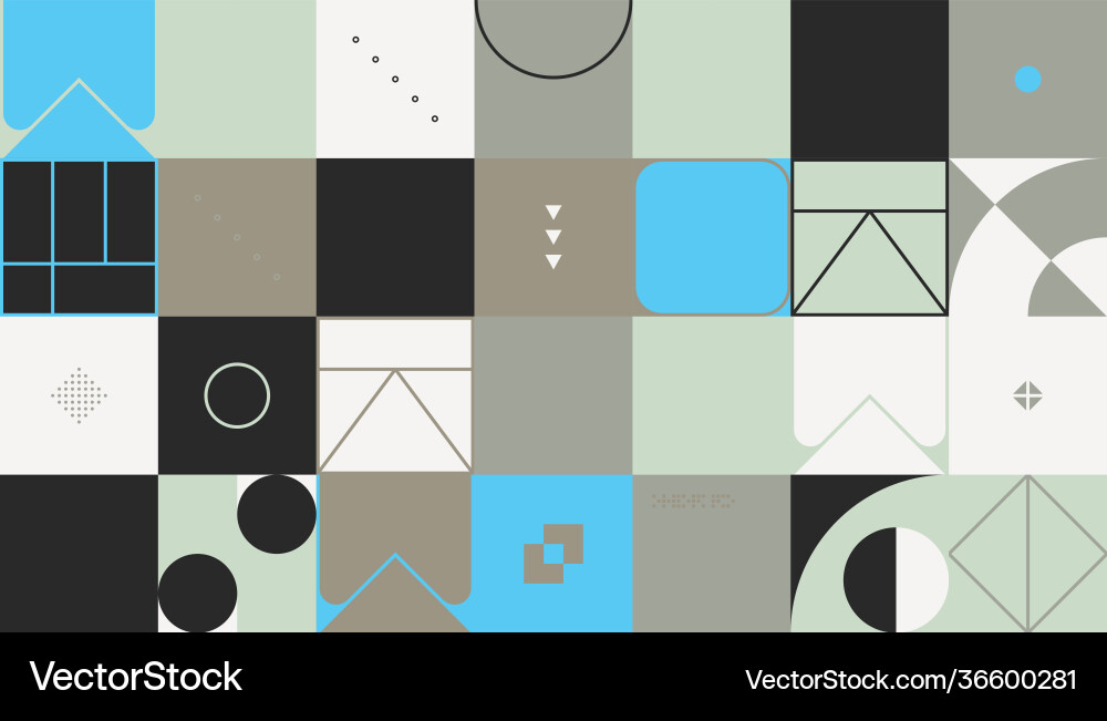 Horizontal abstract pattern design Horizontal abstract pattern design vector image
