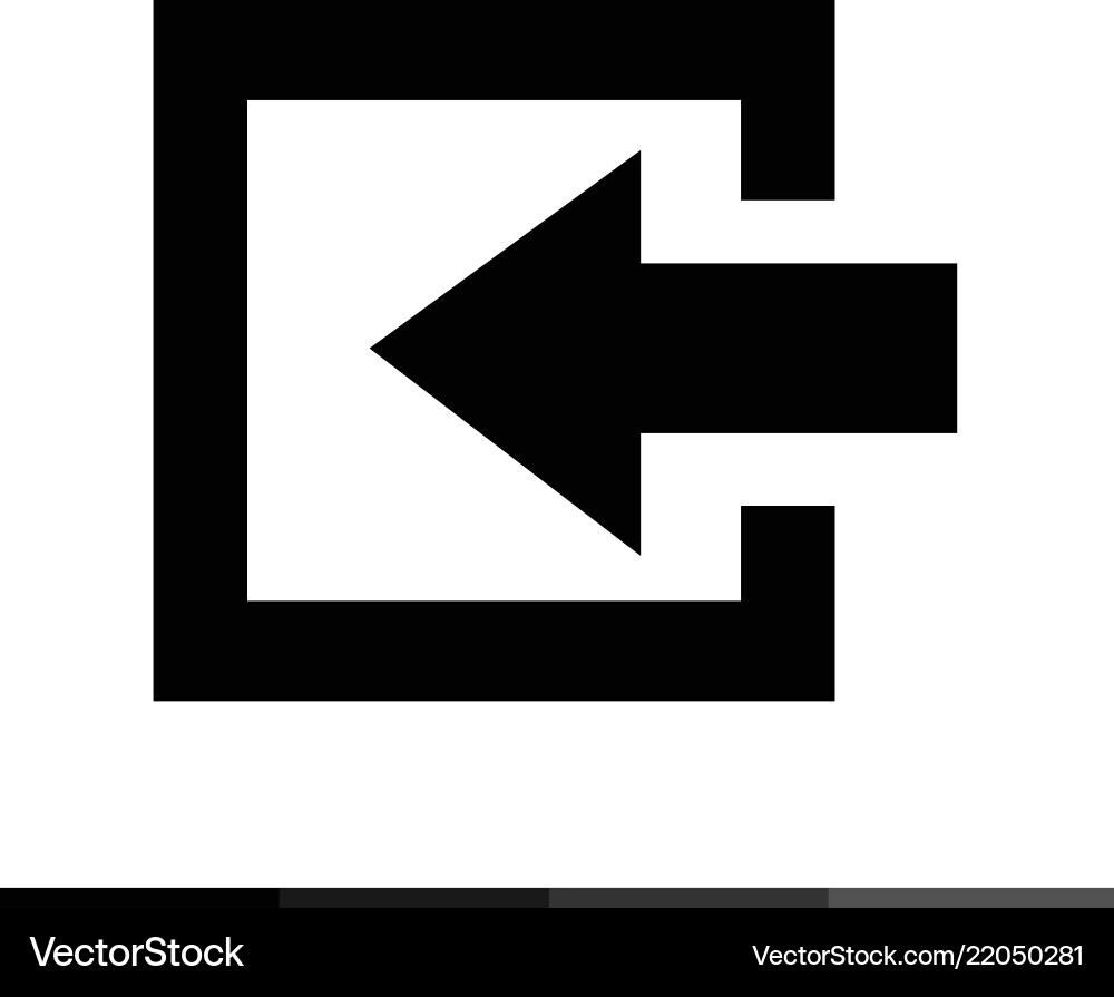 Log in icon design Vector Image